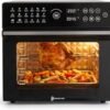 30 Litre Air Fryer Oven 1800W with Rotisserie Accessory Set - Extra Large Air Fryer for Family, 20 in 1 Dual Cook, Smart Dial, 360° Hot Air Circulation, Time & Temp...
