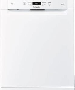 3C26 W C UK Freestanding Standard Dishwasher, 14 Place Settings, 7 Programs, White