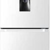 55cm Freestanding 256 Litre 50/50 Frost Free Fridge Freezer with Non-Plumbed Water Dispenser - LED Lighting - 4 Star Freezer Rating - White - E Rated,...