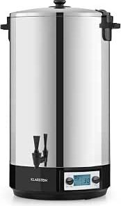 60 Digital Preserving Cooker, 60 L Canning Pot & Hot Drink Dispenser, 2500 W, 30-100°C, Timer 1-180 min, Keep-Warm Function, Locking Lid, Polished Stainless...