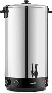 60 Preserving Cooker, 60 L Canning Pot & Hot Drink Dispenser, 30-110°C, Timer 20-120 min, Keep-Warm Function, Taste-Neutral Stainless Steel Interior,...