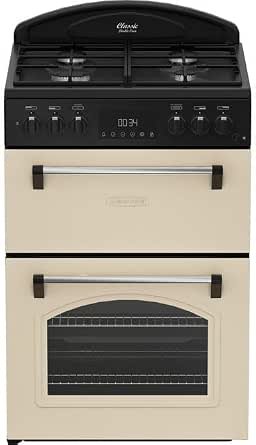 60cm Dual Fuel Cooker - Cream - A Rated