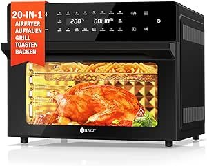 Air Fryer Oven XXL with Rotisserie, 20 Programs/9 Accessories