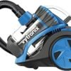 Bagless Cylinder Vacuum Cleaner, 800w High Power Motor, Compact and Lightweight, Cyclonic Vacuum and Carpet Cleaner with 4 stage HEPA Filter for removing Dust,...