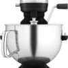 Bowl-Lift Stand Mixer, 5.6L Stainless Steel Bowl, 11 Speeds & Soft Start, Heavy Duty Full Metal Construction, Kneads 3.7kg Dough, Matte Black
