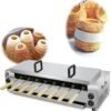 Cake Maker, 8-Roller Electric Kürtőskalács Baking Machine, 6KW Countertop Oven for Bakery and Dessert Shop