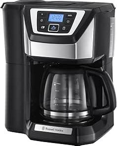Chester Bean to Cup Filter Coffee Machine with Built-In Grinder, Grind & Brew Automatic Coffee Maker, 4-12 Cup Brewing Option, 24 Hour Programmable Timer, 40...