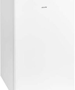 Counter Fridge 50cm Wide Freestanding White 114 Litre Removeable Glass Shelves & Drawer, Adjustable Feet & Reversible Door A85UCLF504E1W (New 2025 Model, White)