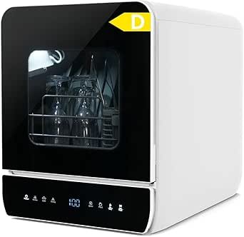 Dishwasher, Mini Dishwasher with 4.8L Tank