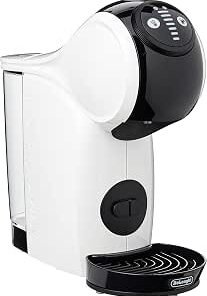 Dolce Gusto EDG225.W Automatic Coffee Machine Genio S Pod Coffee Machine, compact design, adjustable drink size, 0,8L removable water tank, White White Machine