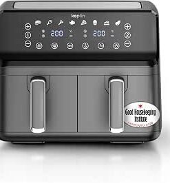 Dual Zone Air Fryer - 8 in1 Cooking Functions - 2700W Energy-Saving Cooker - Extra-Large Capacity for Healthy Meals - Roast, Bake, Dehydrate, Reheat,- Family Size...