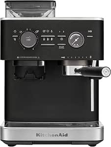 Espresso Machine, Integrated Conical Burr Grinder, 15-Bar Pump, Smart Dosing Technology, Professional 58mm Portafilter, Steam Wand, 2.5L Water Tank,...