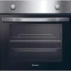 FIDCP X200, Static Oven, 70L, 2400W, 1 Tray and 1 Grid, Aquactive Cleaning, 4 Functions, 2 Mechanical Controls, Double Glass Door, Stainless Steel and Black