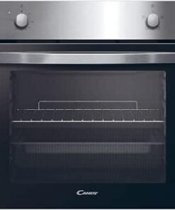 FIDCP X200, Static Oven, 70L, 2400W, 1 Tray and 1 Grid, Aquactive Cleaning, 4 Functions, 2 Mechanical Controls, Double Glass Door, Stainless Steel and Black