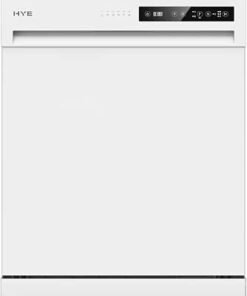 - Freestanding Dishwasher With 14 Place Settings, 60cm, Full Size Design, White, ECO Program, Quick Wash, Quiet (49 dB) - DW0114PW25
