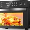 Fryer Oven with Rotisserie, 1800W, 18 in 1 Presets Dual-Cook Function XXXL Air Fryer, 360°Hot Air Circulation Technology/Digital Knob/LED Touch Panel/Timer & Temperature...