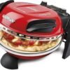 G10006 Delizia Pizza Oven - 1200W in Red