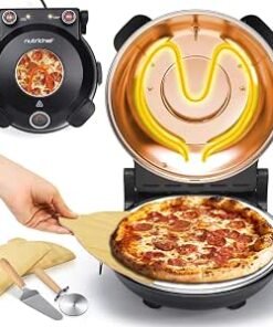 Indoor Pizza Oven, 30cm Countertop Cooker, Deep Black