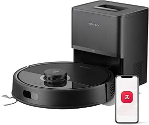 L5+ Robot Vacuum Cleaner with Mop, Self-Emptying Dock