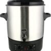 Litre Capacity with Adjustable Countdown and Temperature. Analogue Cooker with Outlet Tap. Preserve Apple Juice, Cider, Fruit. Tea Urn.