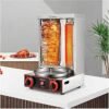 Machine, Gas Doner Kebab Machine, Vertical Broiler Gyro Meat Rotisserie, Stainless Steel Grill Rotating Oven