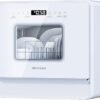 NEW Upgraded Table Top Dishwasher with Soft Water Salt Function, Portable Countertop Dishwasher with 9 Programs & 5L Tank, 2-12H Delay Start & 360° Triple Spray...