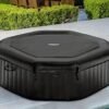 Onyx Black Octagon Combo Spa Set, Multi-Colour