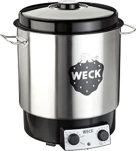Preserving Machine 1800 Watts 230 Volts with Clock, Stainless Steel 18/10