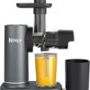 Press Juicer Machine with Jug & Pulp Container, Grey JC151UK