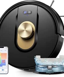 Robot Vacuum Cleaner with Mop,8000Pa Robotic Vacuum with LiDAR Navigation,15 No-go Zones, 150 Min Max Runtime, App Control, 3-in-1 Sweep and Mop Robot for Pet Hair,...
