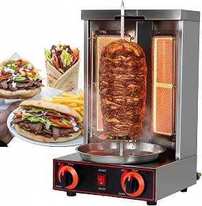 Rotisserie Grill – Perfect for Shawarma, Kebabs, Gyros & Tacos – Ideal for Parties,Catering, Restaurants, Pubs & Food Halls
