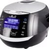 Sakura Rice Cooker - Black and Silver - 8 Cups