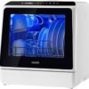 Top Dishwasher, 6 Programmes Mini Dishwasher, No Hookup Needed