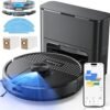 Vacuum Cleaner with Mop, Upgraded 5500Pa Robotic Vacuums with Lidar Navigation, 5 Maps, Smart NO-GO Zones, WiFi/App/Alexa, 3 in 1 Robotic Vacuum for Pet Hair,...